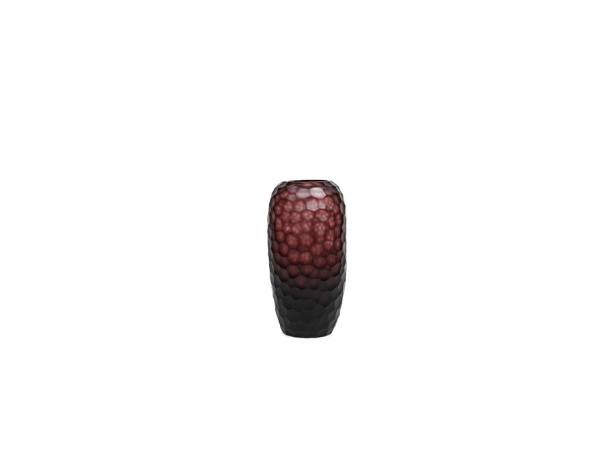 Vase 'Valnor' Aubergine - S