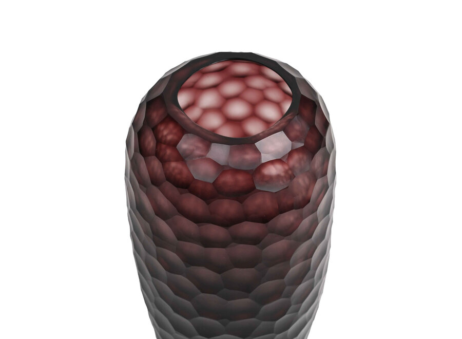Vase 'Valnor' Aubergine - S