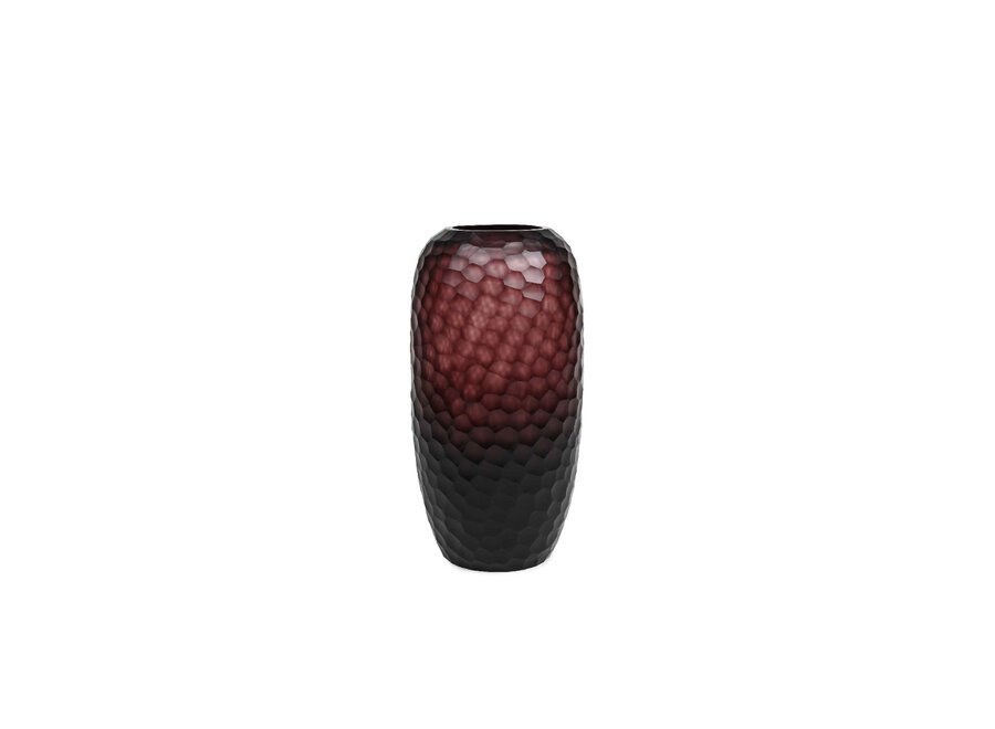 Vase 'Valnor' Aubergine - M