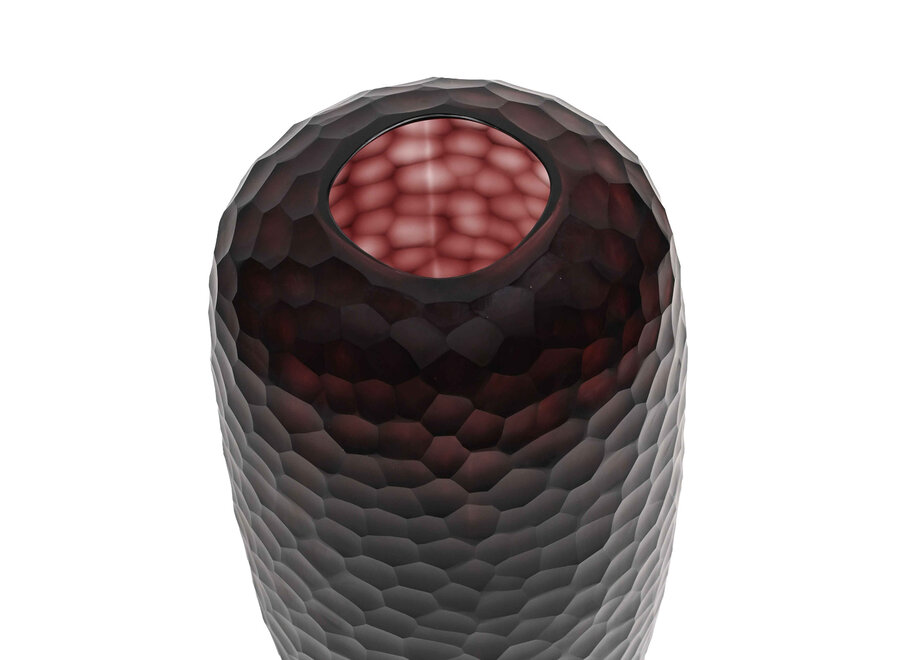 Vase 'Valnor' Aubergine - L