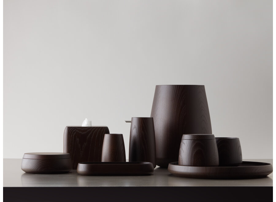 Tissue box 'Onyo' - Dark ash