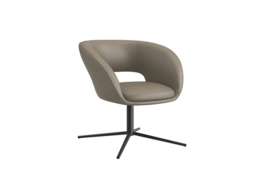 Swivel armchair 'Orano' - Taupe