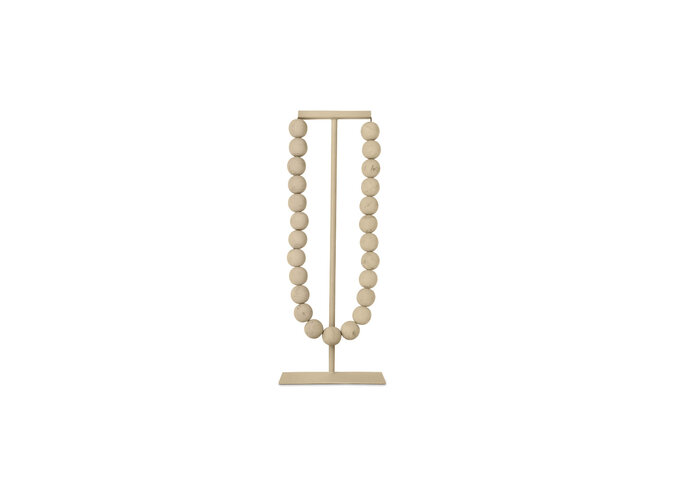 Decor object 'Tumba' - Travertine - M