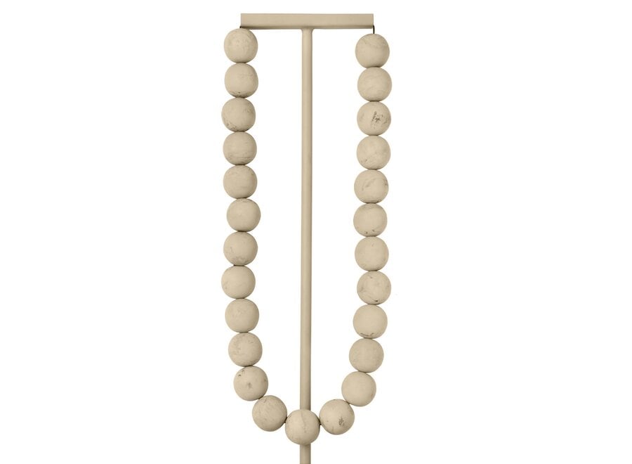 Decor object 'Tumba' - Travertine - M
