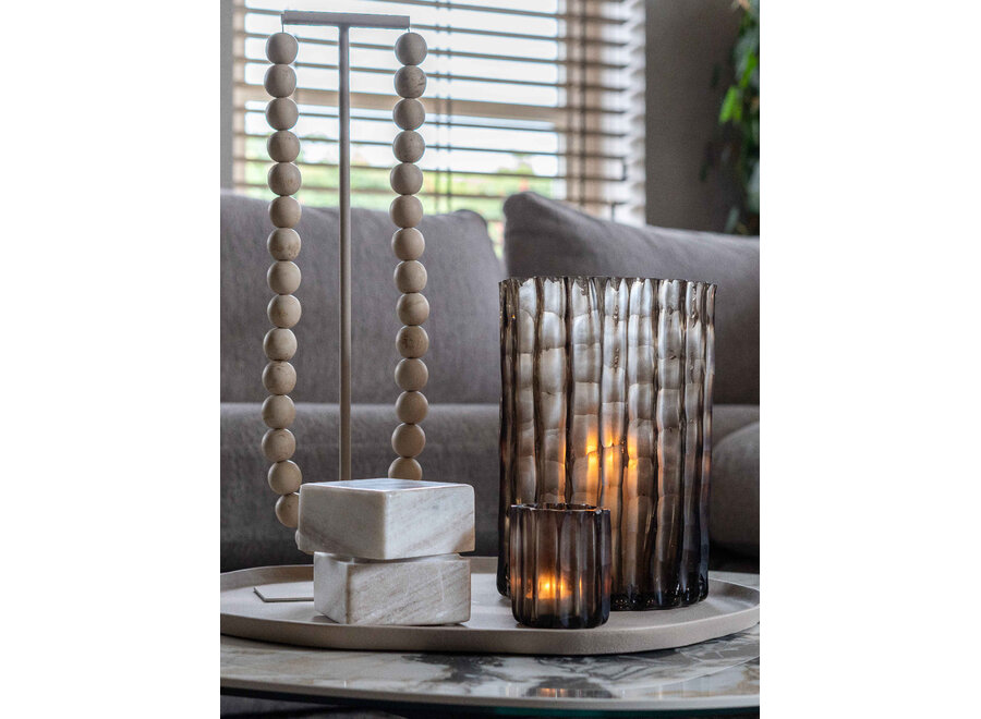 Objet de décoration 'Tumba' - Travertine - M