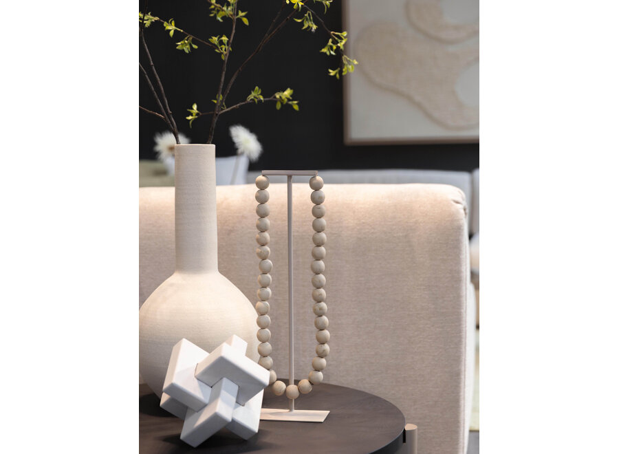 Decor object 'Tumba' - Travertine - L