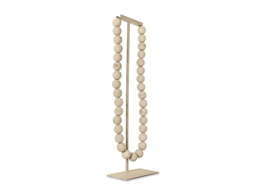 Objet de décoration 'Tumba' - Travertine - L