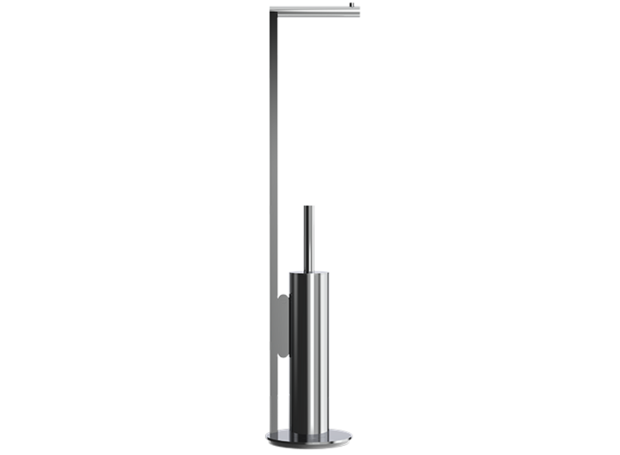 Toilet brush set 'Soho' - SBK - Chrome