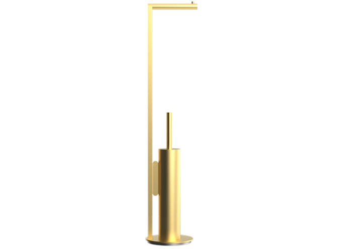 Set de brosses de toilette Soho - SBK - Matte Gold PVD