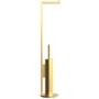 Toilettenbürstengarnitur 'Soho' - SBK - Matte Gold PVD