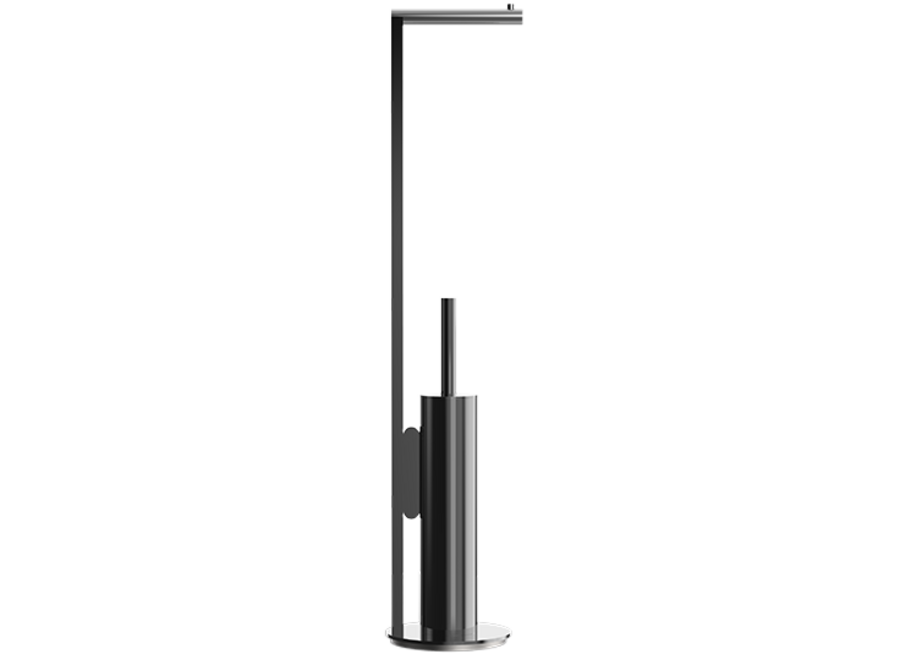 Toilettenbürstengarnitur 'Soho' - SBK - Black Chrome PVD