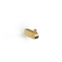 Enkele haak 'Soho' - Hak 1 - Matte Gold PVD