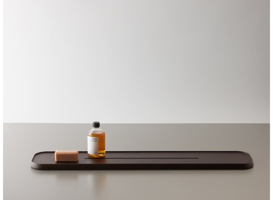 Bath shelf 'Onyo' - Dark ash