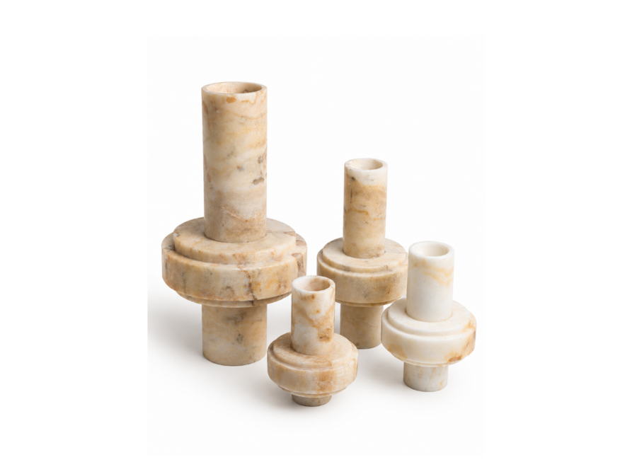 Decor object 'Takeda' - Onyx Marble - L