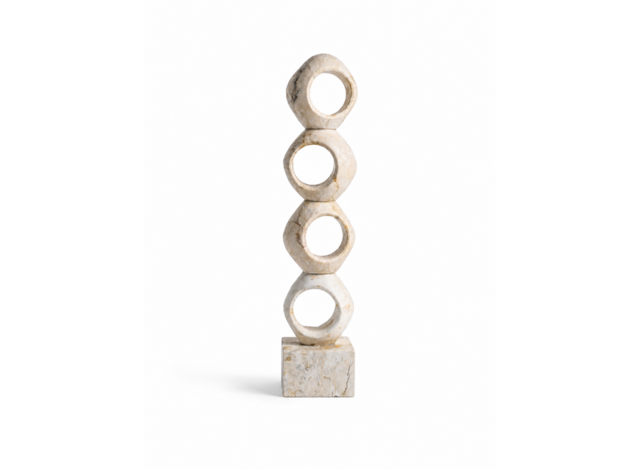 Decor object 'Khulan' - Marble - L