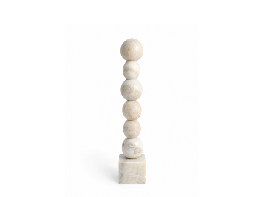 Decor object 'Sarnai' - Onyx Marble - M