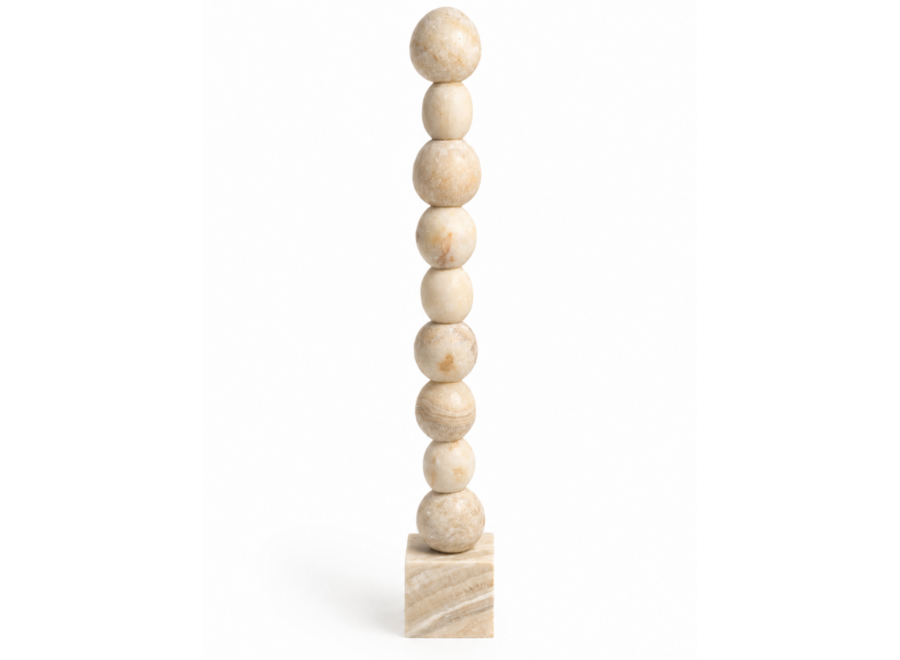 Decor object 'Sarnai' - Onyx Marble - XL