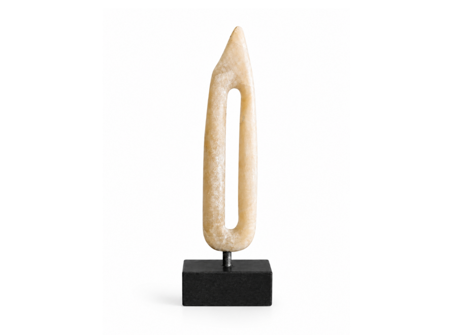 Deko-objekt 'Sofia' - Onyx Marble - L