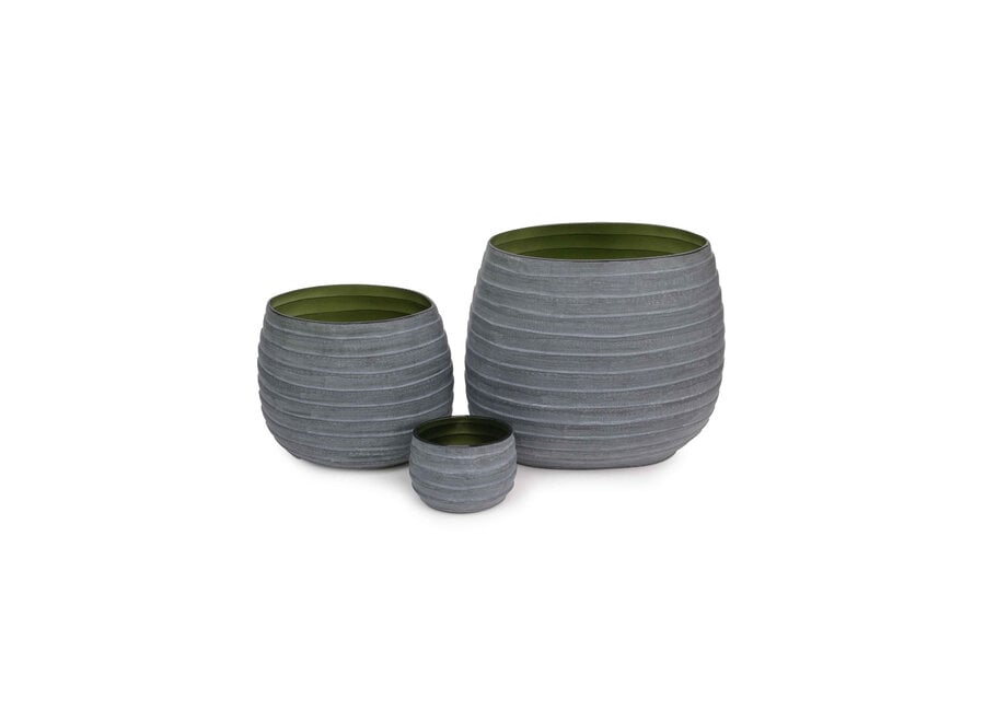 Vase 'Novée' - M - Indigo/Smoke