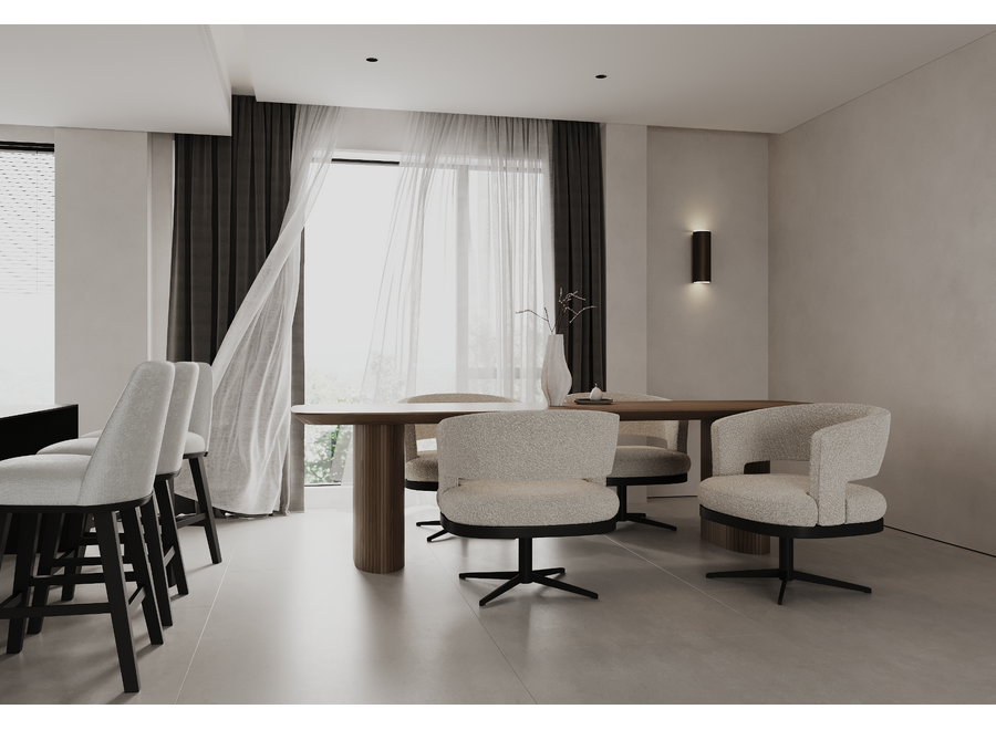 Dining chair 'James' - Sulmona cream