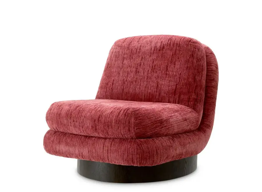 Fauteuil 'Galiano' - Terren bordeaux