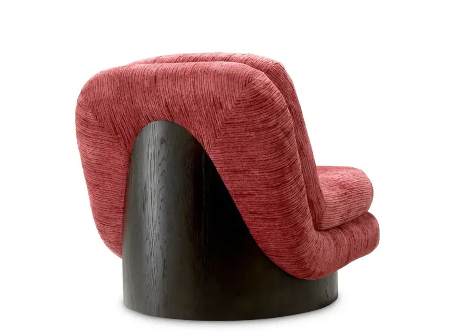 Fauteuil 'Galiano' - Terren bordeaux