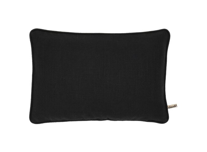 Cushion Alberto Black + Piping