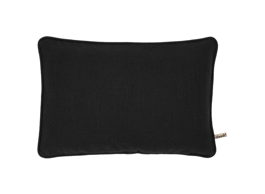 Coussin Alberto Black + Piping