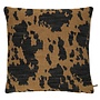 Decorative cushion Boet Black/Camel