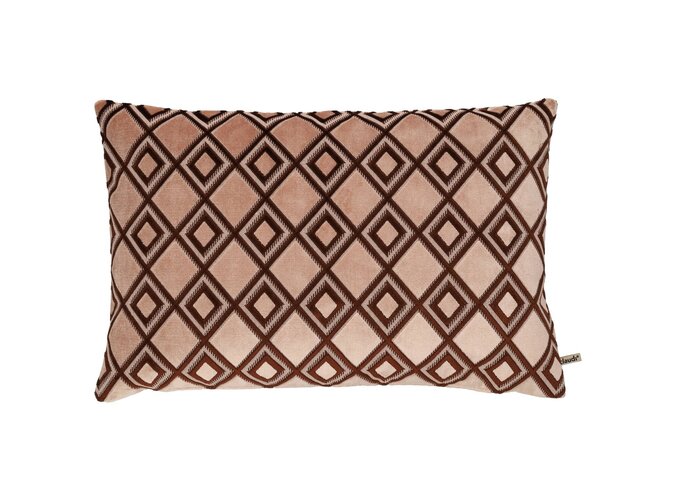 Kussen Brenda Burgundy/Soft Pink