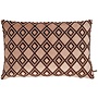 Coussin décoratif Brenda Burgundy/Soft Pink