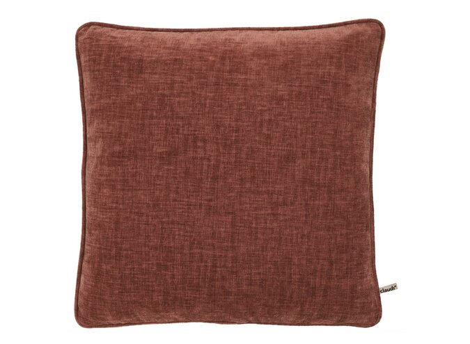 Kissen Classy Marsala + Piping