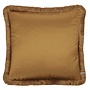 Sierkussen Dafne 13 Camel + Fringe Dark Gold