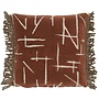 Coussin décoratif Delano Rust + Bullion Cappuccino