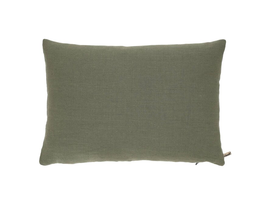 Coussin décoratif Evanna 230 Dark Mint + Zipper Sand