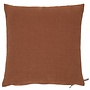 Decorative cushion Maddy Brique + Zipper Sand