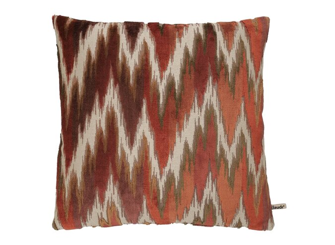 Kussen Marlyn Orange/Aubergine