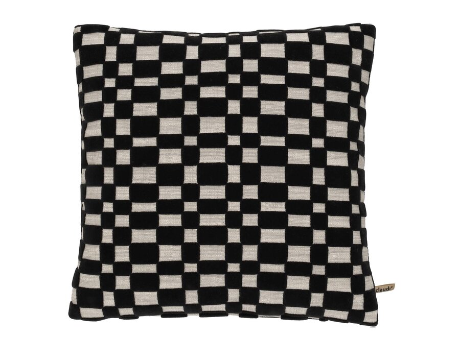 Dekoratives Kissen Melanie Black/Sand