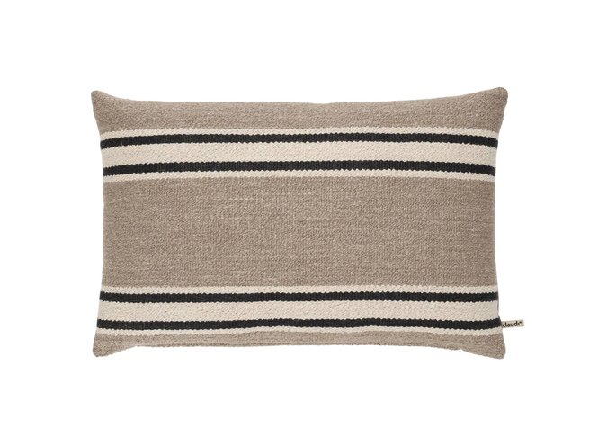Coussin Omballa Sand/Anthracite
