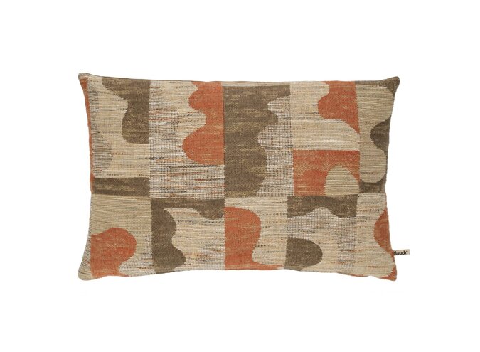 Coussin Pabelly Exclusive Olive/Brique
