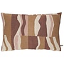 Dekoratives Kissen Pedras Camel/Burgundy