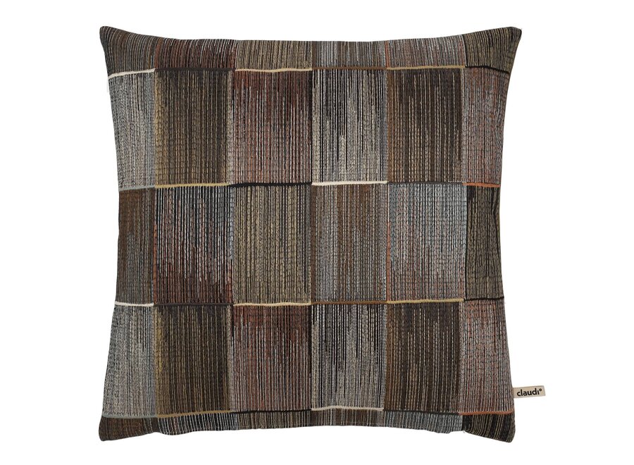 Dekoratives Kissen Senkani Dark Brown/Celadon