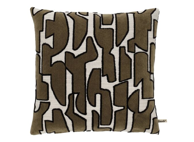 Kissen Seraq Natural/Olive