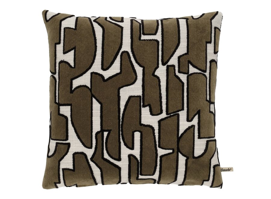 Cushion Seraq Natural/Olive