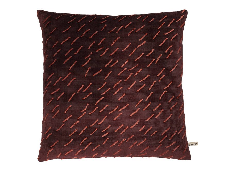 Coussin Siama Burgundy/Rust
