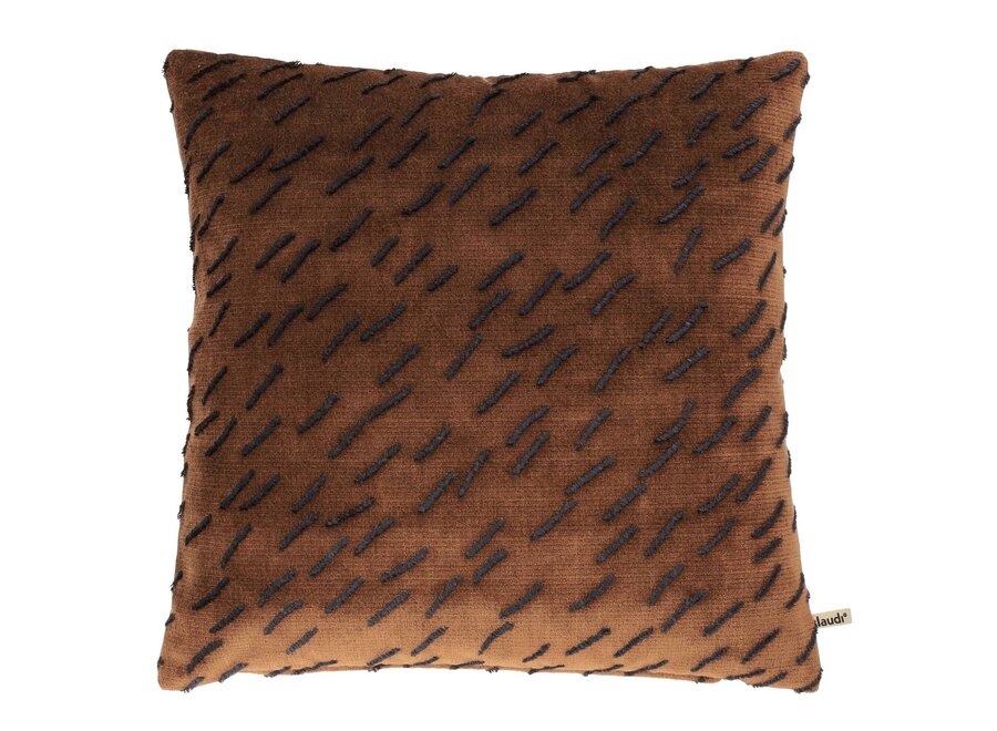 Coussin décoratif Siama Copper/Indigo