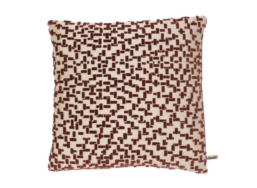 Dekoratives Kissen Tetry Burgundy