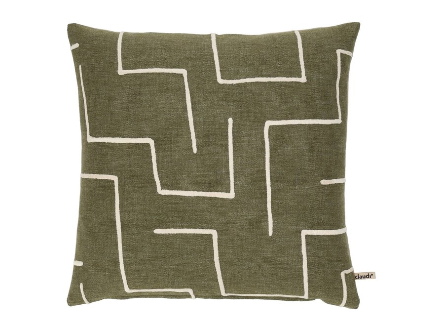 Decorative cushion Veilla Olive