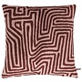 Decorative cushion Zoela Burgundy/Pink