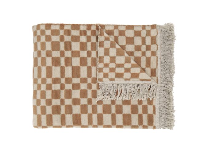 Plaid Melanie Camel